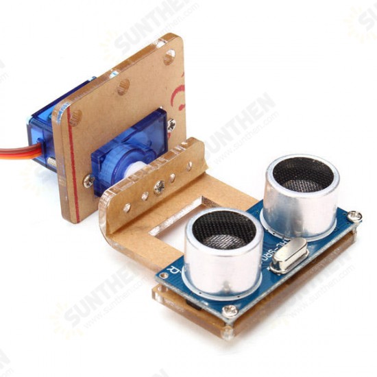 5Pcs Smart Robot Acrylic Mounting Servo Bracket For Ultrasonic Ranging Module Analog Servo