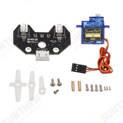 5V 5mm High-Brightness Colorful RGB LED Module with 9G Servo + Fixed Colums for Smart Robot Car 5V 5mm High-Brightness Colorful RGB LED Module with 9G Servo + Fixed Colums for Smart Robot Car