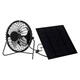 5W Protable Solar Panel + 4inch Cooling Fan Kit with USB Port for Home Outdoor