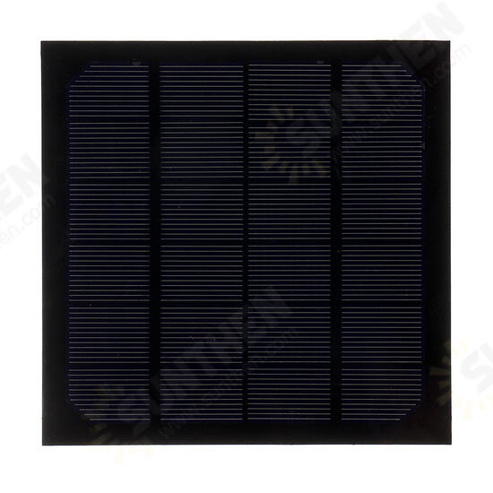 5W Protable Solar Panel + 4inch Cooling Fan Kit with USB Port for Home Outdoor