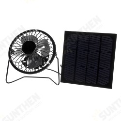 5W Protable Solar Panel + 4inch Cooling Fan Kit with USB Port for Home Outdoor 5W Protable Solar Panel + 4inch Cooling Fan Kit with USB Port for Home Outdoor