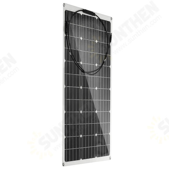 60W 18V 830*510*3MM Flexible PET Monocrystalline Solar Panel with Connector