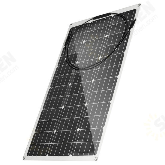 60W 18V 830*510*3MM Flexible PET Monocrystalline Solar Panel with Connector