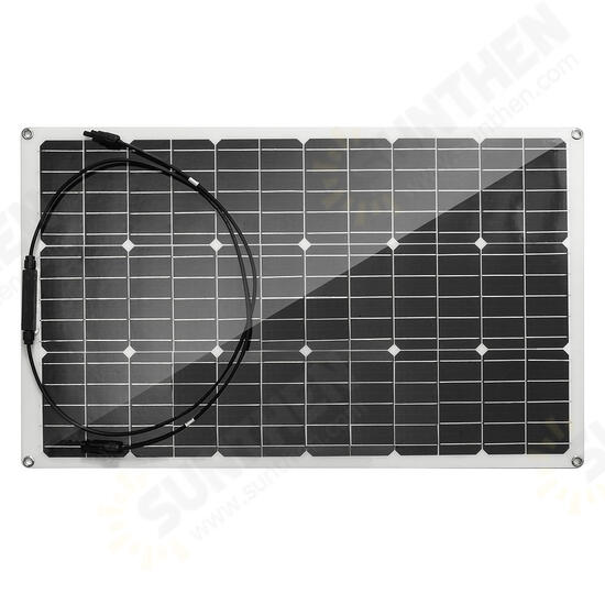 60W 18V 830*510*3MM Flexible PET Monocrystalline Solar Panel with Connector