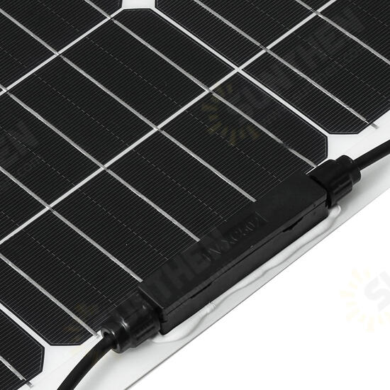 60W 18V 830*510*3MM Flexible PET Monocrystalline Solar Panel with Connector