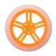 65*27mm Blue/Orange Rubber Wheels for TT Motor Smart Chassis Car Accessories