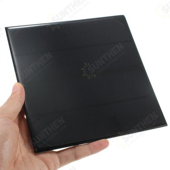 6V 4.5W 520mAh Mini Epoxy Monocrystalline Solar Panel