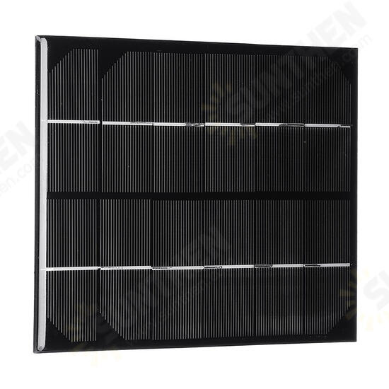 6V 6W Mini Monocrystalline Silicon Solar Panel Photovoltaic Panel