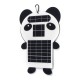 6W 5V Panda Shape Portable Monocrystalline PET Solar Panel with USB Port