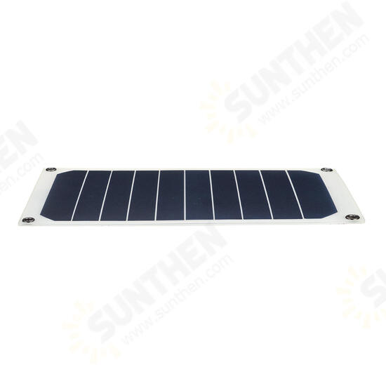 6W 6V 1.2A USB Charger Photovoltaic Charging Sunpower-Cells Solar Panel Power Bank with Suckers & Carabiner