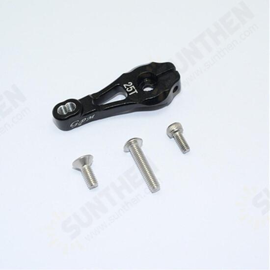 Aluminum Alloy Servo Arm With Screws Accessories Suit for 25T Straight Arm Servo