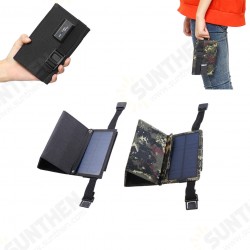 Camouflage/Black 7W 5.5V Folding Monocrystalline Silicon Solar Panel With Two Carabiner+USB Port Camouflage/Black 7W 5.5V Folding Monocrystalline Silicon Solar Panel With Two Carabiner+USB Port
