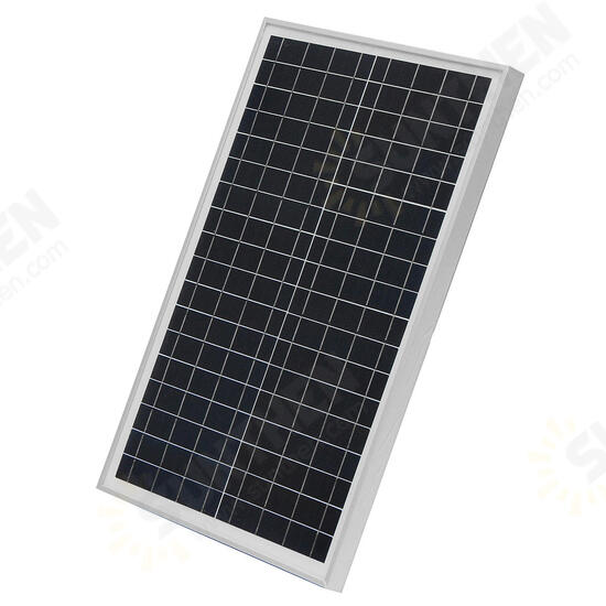 P-25 25W 18V Black/Silver 525*350*25mm Monocrystalline Silicon Solar Panel