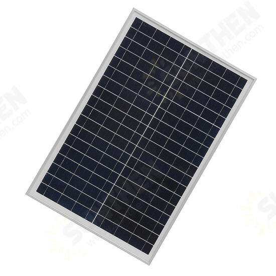 P-25 25W 18V Black/Silver 525*350*25mm Monocrystalline Silicon Solar Panel