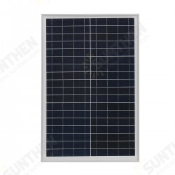 P-25 25W 18V Black/Silver 525*350*25mm Monocrystalline Silicon Solar Panel