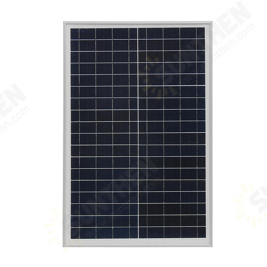 P-25 25W 18V Black/Silver 525*350*25mm Monocrystalline Silicon Solar Panel