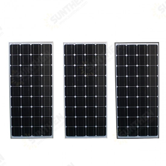 SP-100W12V 1200x540x30mm 100W Solar Panel For 12V Battery 5M Cable Motor Home Caravan Boat Camp Hiking