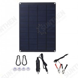 JH-5W 5W 12V/5V 210*165*2.5MM Solar Panel Battery Charger JH-5W 5W 12V/5V 210*165*2.5MM Solar Panel Battery Charger