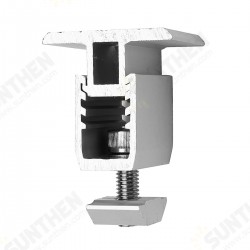 Sliver Aluminum Alloy Solar Panel Mounting Bracket 19mm-29mm Adjustment Range for Framed Solar Panel Sliver Aluminum Alloy Solar Panel Mounting Bracket 19mm-29mm Adjustment Range for Framed Solar Panel