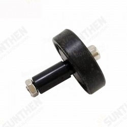 Smart Car Accessories Black Rubber Bearing Wheel for Tank Chassis Car Kit Smart Car Accessories Black Rubber Bearing Wheel for Tank Chassis Car Kit