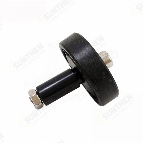 Smart Car Accessories Black Rubber Bearing Wheel for Tank Chassis Car Kit