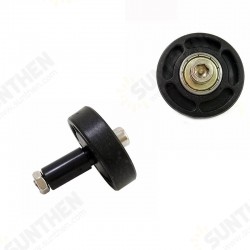 Smart Car Accessories Black Rubber Bearing Wheel for Tank Chassis Car Kit Smart Car Accessories Black Rubber Bearing Wheel for Tank Chassis Car Kit
