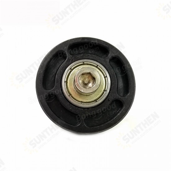 Smart Car Accessories Black Rubber Bearing Wheel for Tank Chassis Car Kit