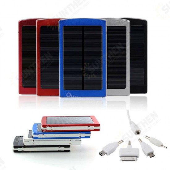 Solar Charger Mobile Phone Cell Phone Power Bank Charger for Camping Hiking Travel