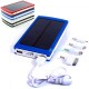 Solar Charger Mobile Phone Cell Phone Power Bank Charger for Camping Hiking Travel