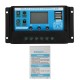 Upgraded 30A 12V/24V Auto Volt/Amp/Temp Display PWM Solar Panel Charge Controller