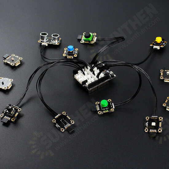 1PCs PH2.0 Cable 3P/4P/6P 20cm Black and White Terminal Line Special for Smart Sensor Module