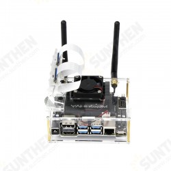 Jetson Nano Development Board Acrylic NVIDIA Protective Case With Cooling Fan Compatible B01 Jetson Nano Development Board Acrylic NVIDIA Protective Case With Cooling Fan Compatible B01