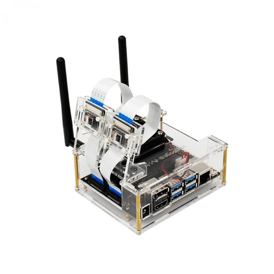 Jetson Nano Development Board Acrylic NVIDIA Protective Case With Cooling Fan Compatible B01