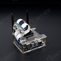 Jetson Nano Development Board Acrylic NVIDIA Protective Case With Cooling Fan Compatible B01 Jetson Nano Development Board Acrylic NVIDIA Protective Case With Cooling Fan Compatible B01