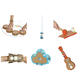 6 In 1 Makeblock STEAM RC Robot Toys Educational Gift Drum Ukulele Bracelet Cloud Xylophone