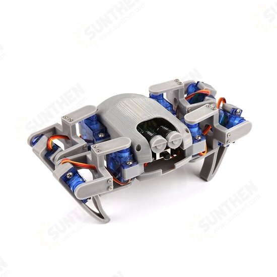 DIY Quadruped Spider Robot Kit STEM Crawling Robot for Programming