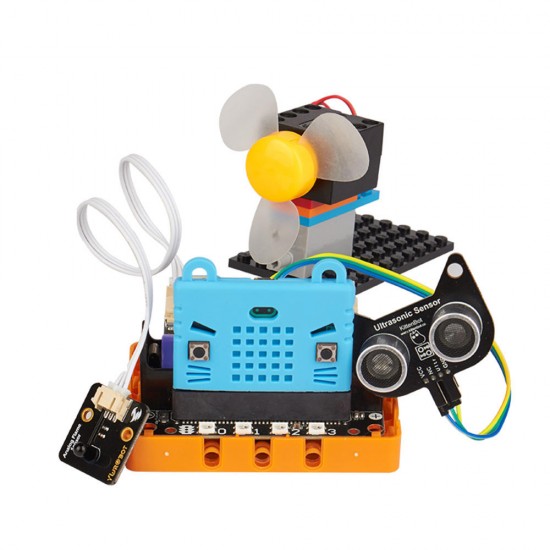 Micro:bit Kittenblock Makecode Graphic Program DIY Educational Robot Kit Compatible With LEGO