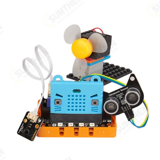 Micro:bit Kittenblock Makecode Graphic Program DIY Educational Robot Kit Compatible With LEGO