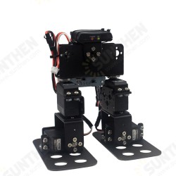DIY 4DOF Walking Race Smart RC Robot Toy Programmable PC Stick Control Robot Kit DIY 4DOF Walking Race Smart RC Robot Toy Programmable PC Stick Control Robot Kit