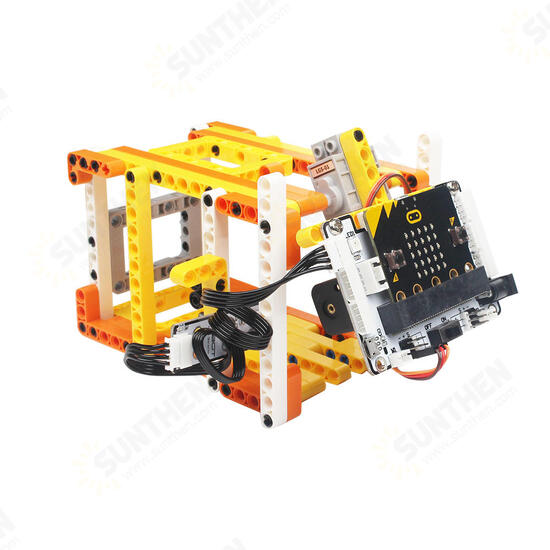 bit STEAM DIY Multifunctional Programmable RC Robot Educational Kit Compatible Micro:bit Python