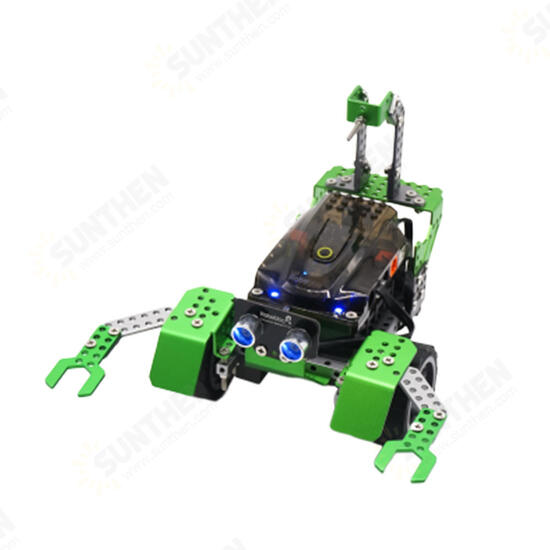 DIY 6 In 1 Smart Programmable Obstacle Avoidance APP Control RC Robot Car Kit