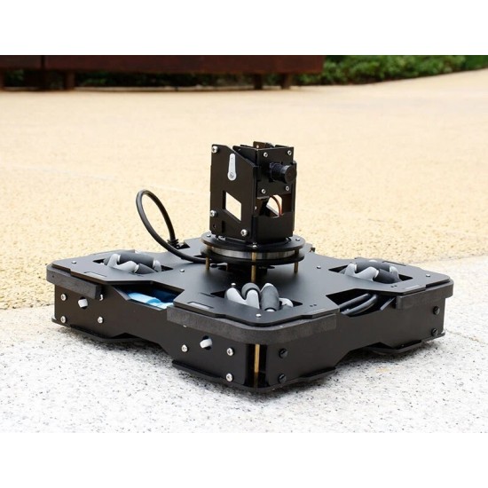 AI Smart Robot Car Kit with Raspberry Pi 4B Vision Voice Broadcast Automatic Driving Visual Identity FPV Romote Control