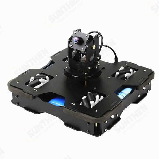 AI Smart Robot Car Kit with Raspberry Pi 4B Vision Voice Broadcast Automatic Driving Visual Identity FPV Romote Control