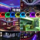 10M SMD5050/2835 RGB Smart LED Strip Light APP Control Music Waterproof Lamp 44 Keys Remote Control+Power Adapter Christmas Decorations Clearance Lights