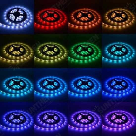 1/3/5M USB Waterpoof 5050 LED Strip Lights RGB Music Backlight bluetooth APP Remote Christmas Decorations Clearance Christmas Lights