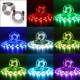 16FT 5M 2835 RGB 300LED Light Strip Waterproof/Non-waterproof Music Lamp with 20Keys Remote Control + Power Adapter