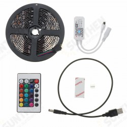 1M 2M 3M USB Waterproof IP65 RGB 5050 WIFI LED Strip Light Kit With 24 Key Remote Control DC5V 1M 2M 3M USB Waterproof IP65 RGB 5050 WIFI LED Strip Light Kit With 24 Key Remote Control DC5V