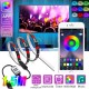 1M/2M/3M/4M/5M RGB LED Strip Light IP65 Waterproof bluetooth Control 5050 USB Bar TV Backlight Christmas Decorations Clearance Christmas Lights