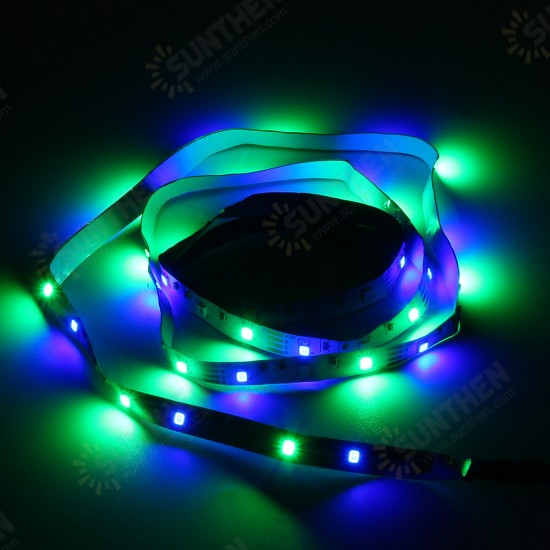 1M/2M/3M/4M/5M bluetooth APP 3528SMD RGB USB LED Strip Light Indoor String Tape Lamp + Remote Control