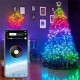 1M/5M/10M/15M/20M 16 Millions RGB Colors Christmas Tree Decoration Lights Waterproof LED String Lights with App bluetooth Remote Control